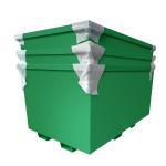Outdoor Scrap Metal Forklift Garbage Dumpster 2CBM - 50CBM Mobile Trash Dumpster
