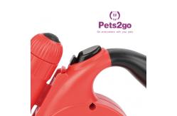 China Material Abs Plastic Dog Collar Leash retractable dog lead Retractable Pet Leash supplier