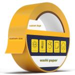 No Residue Rubber Glue Waterproof Jumbo Roll Washi Paper Masking Tape for sale