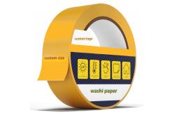 China No Residue Rubber Glue Waterproof Jumbo Roll Washi Paper Masking Tape supplier