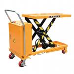 Hand Push Scissor Trolley Semi Electric Hydraulic Small Scissor Lift Trolley