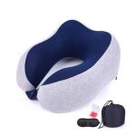 Polyester / Cotton Custom Memory Foam Lumbar Pillow , Memory Foam Neck Roll