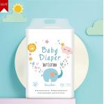 Manufacturer of Wholesale Newborn White Cotton Biodegradable Soft Baby Disposable Diaper for sale