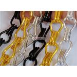 Anodized Aluminium Metal Chain Mesh Curtains For Space Partition
