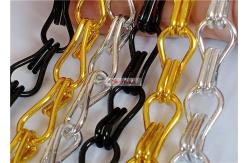 China Anodized Aluminium Metal Chain Mesh Curtains For Space Partition supplier