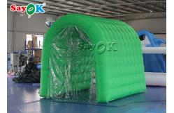 China 3x2x2.5mH Removeable Green Inflatable Disinfection Channel Isolation Tunnel supplier