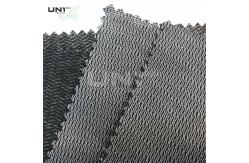 China Viscose Weft Insert Brushed Woven Interlining For Suit supplier