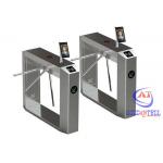 RFID Reader Automated Security Gates 3 Arm Pedestrian Facial Scanner Waist High Turnstile for sale
