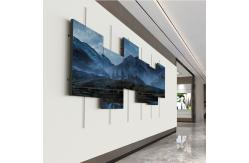 China Indoor Wall Mounted Sliding LED Screen HD lifting screen supplier