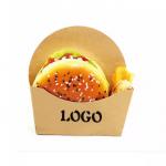 Fast Food French Fries Packaging Burger Paper Box with Custom Printed Logo and Recyclable Material for sale