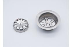 China Stainless Steel Kitchen Sink Strainer Set  Anti - Rust For Water Flowing supplier