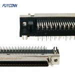 100 Pin SCSI Connector Female DIP Right Angle PCB MDR Connector