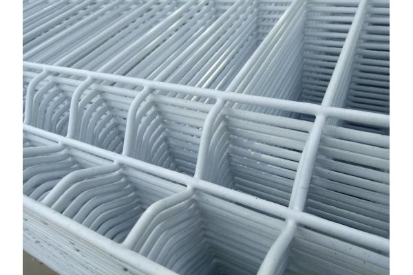 5x10cm Galvanized 3D Wire Mesh Fence With Steel Garden Gate Door