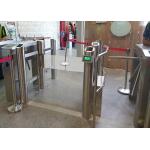 Auto Motorized Swing Barrier Gate 3A Stainless Steel With IR Sensor