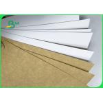300GSM 325GSM Food Grade Clay Coated Kraft Back For Packing Fast Food for sale