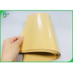 PE Coated Food Packing Paper / PE Coated Brown Kraft Paper With FDA Certification