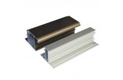 China OEM T5 T6 Anodized Champagene 0.9-1.5mm Aluminum Window Profiles supplier