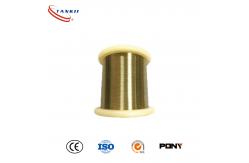China Enameled Ni80Cr20 wire 0.015mm with good insulation performance supplier