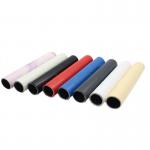 Lean pipe PE coated pipe for heavy duty rack work bench hand trolley assemble tube with joint for sale