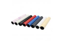 China 28mm PE plastic coated lean pipe cheap price ABS coated lean tube supplier