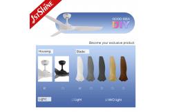 China 52 Inches Modern Ceiling Fan With ABS Blade High Speed Quiet supplier