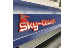 China Textile Double Heads 160cm Sky Color Inkjet Printer supplier