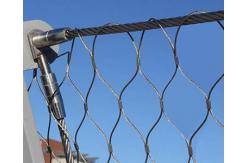 China Durable Stainless Steel Cable Mesh , Flexible Wire Mesh For Balustrade Railing supplier