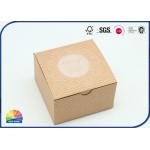 Silkscreen Embossing Kraft Paper Gift Boxes 250gsm Small Size Custom for sale