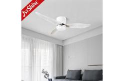 China Low Ceiling 52 Inch LED Ceiling Fan with Smooth Operation and Flush Design supplier