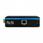 Mini Rugged Unmanaged Media Converter Gigabit ST Fiber 30km Dual DC12V for sale
