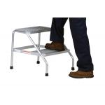 500lbs 2 Step Aluminum Step Stool Lightweight Aluminium 2 Step Ladder