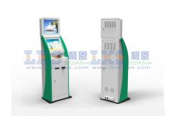 China Custom Self Service Banking Kiosk Touch Screen Kiosks A4 Laser Printer supplier