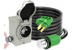 China Model GSA-B26 Generator Accessories , 15Ft Generator Extension Cable supplier