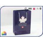 Chocolate Packaging Paper Shopping Bags Matt Lamination With Nylon Ropes for sale