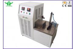 China Blue Environmental Test Chamber , Rubber Plastic Low Temperature Brittleness Test Instrument -80℃~0℃ supplier