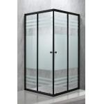 Customizable Square Shower Enclosures With Frosted Printing Glass For Modern for sale