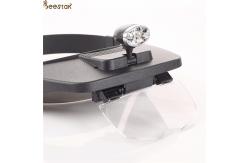 China Beekeeping Equipment Tools Head Multiple Magnification Glass With Led Lights supplier