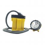 High Bright 25000lux Rechargeable Cord Miner Cap Lamp Mining Light Miner's Headlamp with 10.4Ah Li-ion Battery for sale