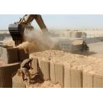 Elevated Sangar Hesco Bastion Concertainer , Hesco Baskets Galvanized Wire for sale