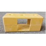 50mm FRP Square Tube Connector Four Way SMC Moulded Accessaries For Construction Usage for sale