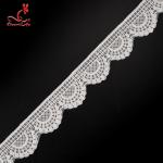 4.5cm Idth Stretch Trim Embroidery Lace Trim Water Soluble For Underwear for sale