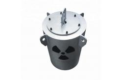 China Radioactive Material Storage Lead Shielded Containers With Double Locking Device supplier