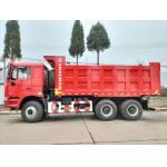 SHACMAN F3000 Heavy Duty Dump Truck 6x4 400 EuroII Red Tipper WEICHAI engine for sale