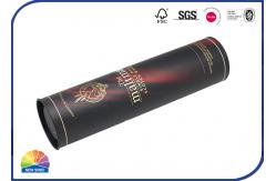China Wine Bottle Sales Display Packaging Composite Paper Tube With Metal End supplier