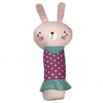 Stuffed Cute Pink Rabbit Cushion Toy Plush Car Seat Pillow Toy in Relief of Stress for sale