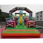 Jurassic Park Inflatable Obstacle Course Combo Bouncing Castle For Advertisement for sale