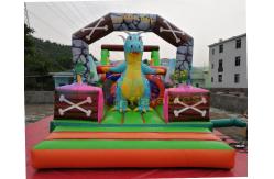 China Jurassic Park Inflatable Obstacle Course Combo Bouncing Castle For Advertisement supplier