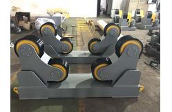 China Pressure Vessels Pipe Welding Rotators / Stand Roller With Wireless Hand Control Box supplier