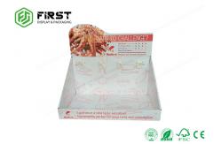 China Custom Recyclable Retail CDU Counter Display Stand Pegs Hooks Cardboard Counter Display supplier