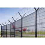 PVC Coated Airport Security Fencing BTO 22 Prison Barbed Wire Fence for sale
